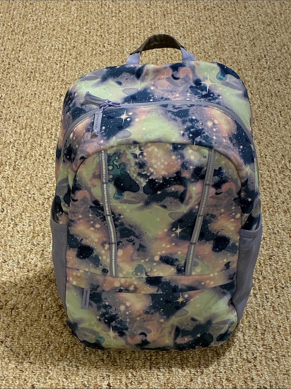 Lands’ End Kids ClassMate Medium Backpack - Cosmic / Galaxy Print